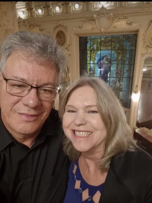 Fábio Maurício Holzmann Maia e a esposa, Silvana